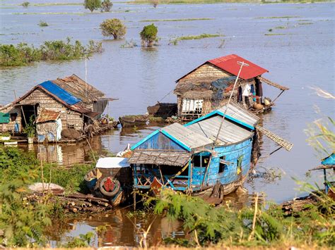 Floating Village Tonle Sap Lake Cambodia Free Stock Photo - Public Domain Pictures