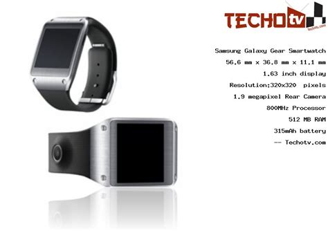 Samsung Galaxy Gear Smartwatch phone Full Specifications, Price in India, Reviews