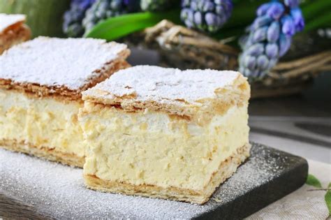 Croatian Cooking: Kremšnite Recipe (Croatian Custard Slice) in 2020 | Cake recipes easy homemade ...