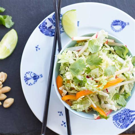 asian napa cabbage slaw recipe | The Reset