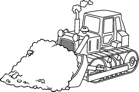 Bulldozer clipart black and white, Bulldozer black and white Transparent FREE for download on ...