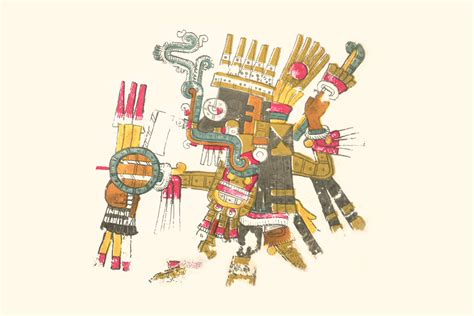 Mictlantecuhtli And Quetzalcoatl