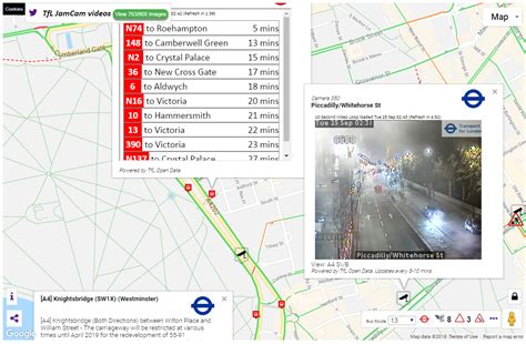 London Traffic Cameras - Live TfL JamCam Feeds