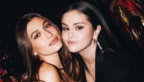 Selena Gomez and Hailey Bieber end feud, embrace and pose for a photo ...