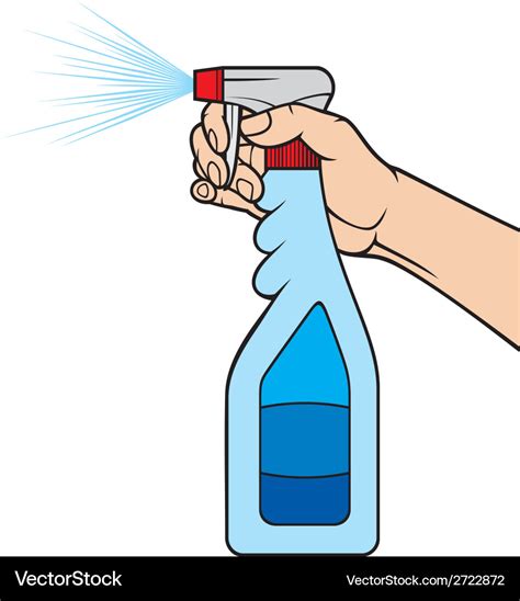 Cleaning spray bottle Royalty Free Vector Image