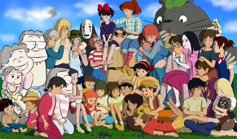 The Wonderful World of Studio Ghibli by Ficklestix on DeviantArt