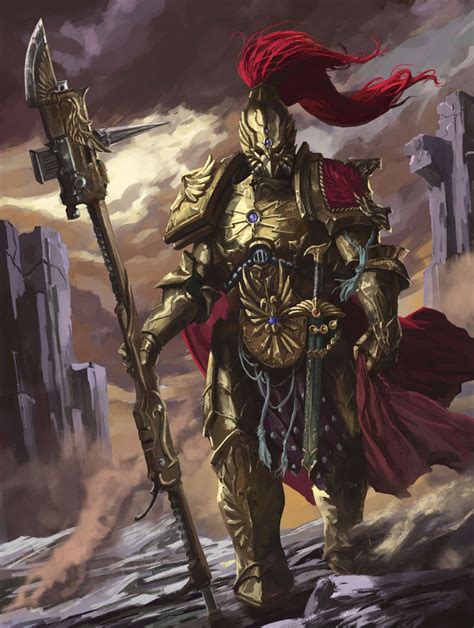 Adeptus Custodes - Art by Judas Chaban - 40K Gallery