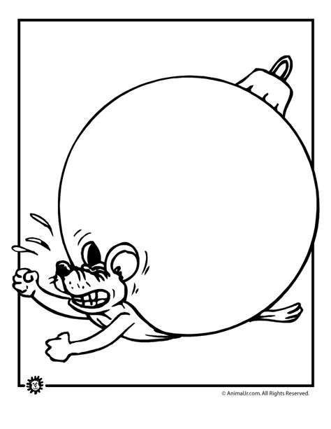 Christmas Mouse Coloring Pages | Animal Jr.