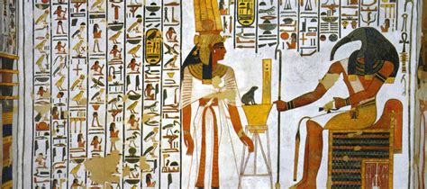 Painting on the north wall of Queen Nefertari tomb – Imagery – VISA 1110_01