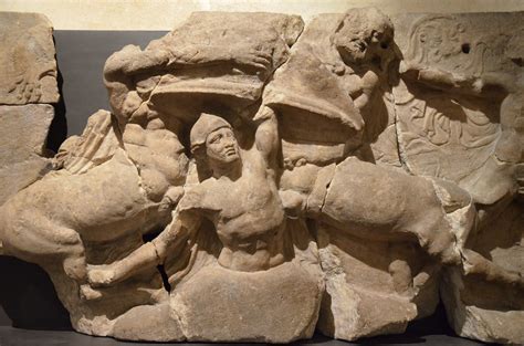 The Bassai sculptures, marble block from the frieze of the… | Flickr