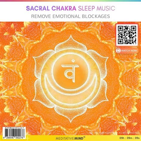 SACRAL CHAKRA Sleep Music - Remove Emotional Blockages | Meditative Mind's Official Music Store ...