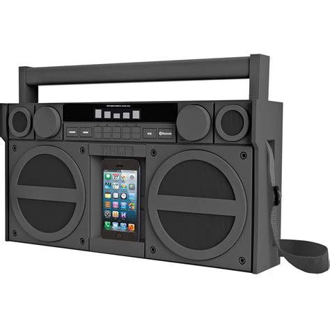 iHome iBT44 Bluetooth Portable FM Stereo Boombox with USB IBT44