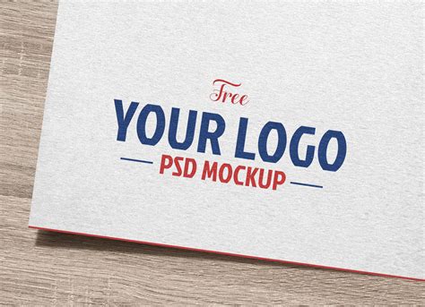 Free Natural White Paper Logo / Logotype Mockup PSD - Good Mockups