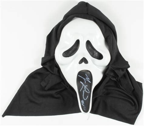 Matthew Lillard Signed "Scream" Ghostface Mask Inscribed "Stu" (JSA COA ...