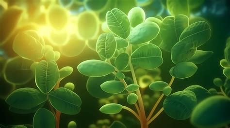 Premium Photo | The beauty of photosynthesis background wallpaper