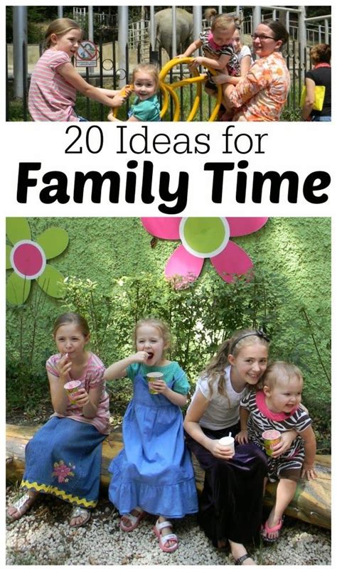 Life Over C's: 20 Ideas for Family Time | Family time, Parent child activity, Family fun