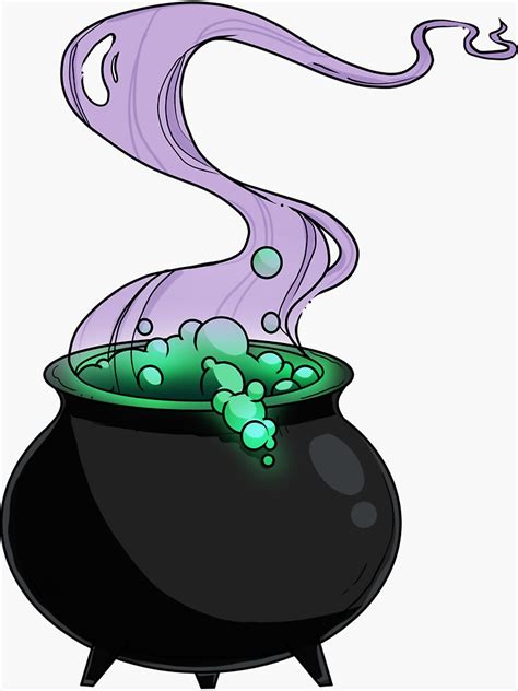 "Witch's cauldron" Sticker for Sale by msbdesigns | Redbubble