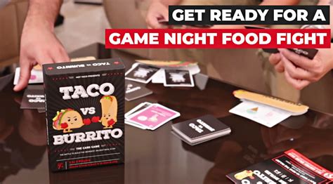 Taco vs Burrito Family Friendly Card Game Now $10.99 (Was $24.99 ...