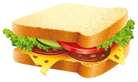 Sandwich PNG Clipart Image | Summer sandwiches, Food, Food clipart