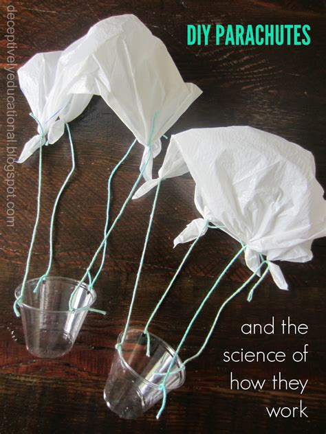 Relentlessly Fun, Deceptively Educational: DIY Parachutes (and the Science Behind How they Work)