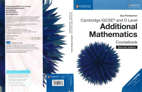 SOLUTION: Cambridge igcse and o level additional mathematics coursebook ...