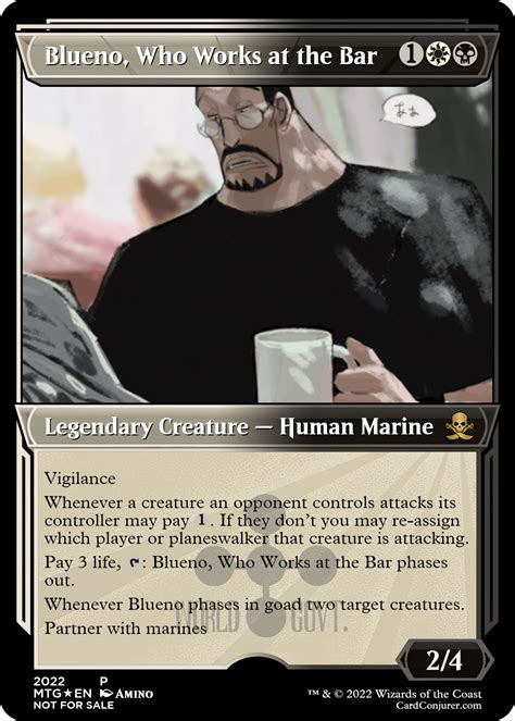 Blueno, Who Works at the Bar : r/custommagic