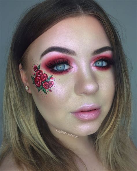 Flower makeup by kayleigh_ashman | Flower makeup, Makeup, Face makeup