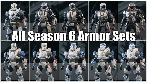 Halo: MCC - Season 6: Raven, All NEW Halo 3 Spartan Armor Sets - YouTube