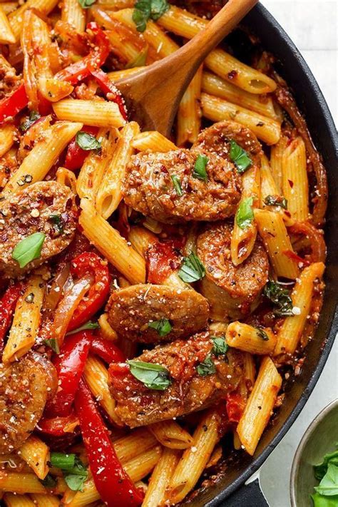 Dinner Ideas With Sausage And Pasta : One Pan Creamy Gnocchi with Sausage | Recipe | Food ...