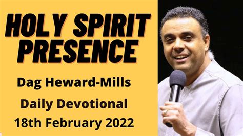 Holy Spirit Presence Dag Heward Mills Daily Devotional Daily Counsel ...