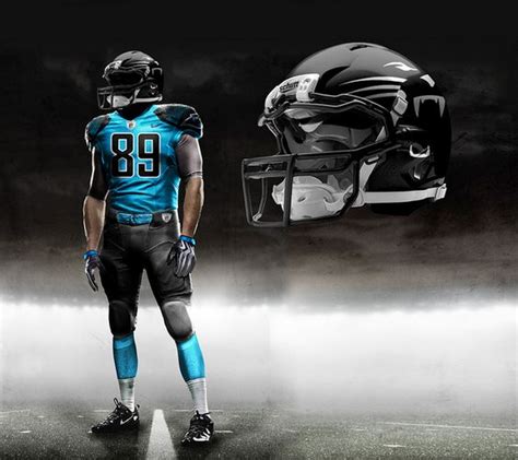 Carolina New Panther NFL Uniforms | Nike Pro Combat - Carolina Panthers ...