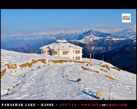 Prashar Lake - A Jewel Midst White Gold, The Snow