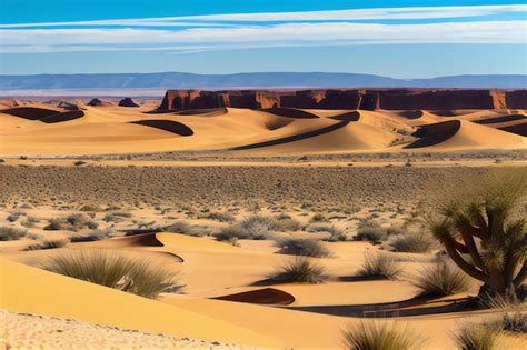 Premium AI Image | Sand dunes in the Namib Desert Namibia Africa