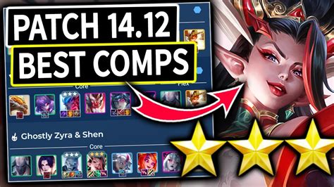 BEST TFT Comps for Patch 14.12 | Teamfight Tactics Guide | Set 11 Ranked Beginners Meta Tier ...