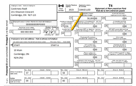 Amend, cancel, or replace a T4 slip [CAN] (Back Office)