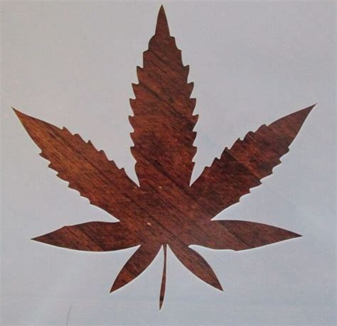 Marijuana Leaf Stencil / Template Reusable 10 mil Mylar | eBay