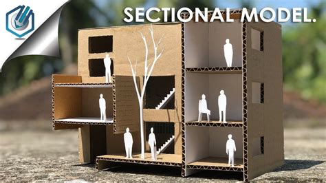 How to make architecture building section model- out of cardboard- - YouTube | Architecture ...