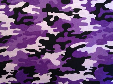 Purple camo fabric by the yard camouflage fabric purple