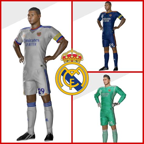 Kit Real Madrid 2022 & Logo Dream League Soccer 2021