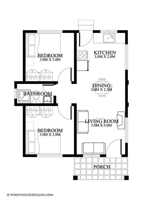 Simple Residential Floor Plan - floorplans.click