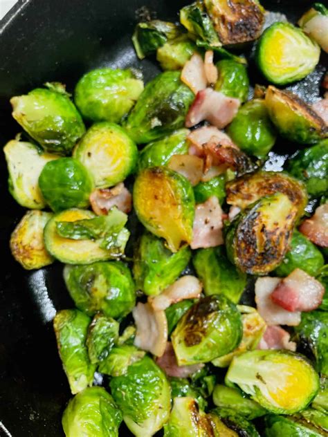 Roasted Brussels Sprouts with Bacon Recipe