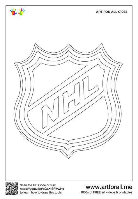 Nhl Logos Coloring Pages