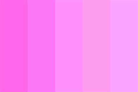 5 Shades of Pink Color Palette