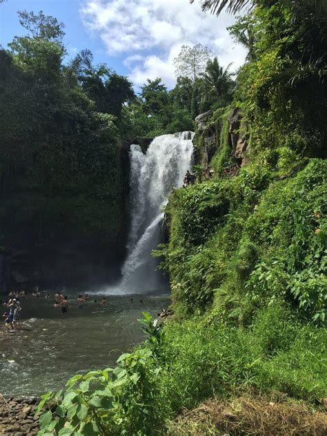 I remember swimming behind this magnificent waterfall and seeing in the spray of a natural ...