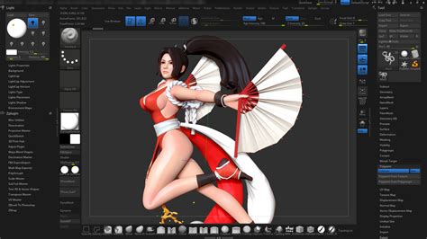 ArtStation - Mai - King of Fighter | Game Assets