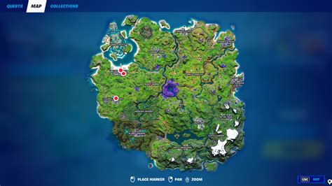 Emplacements des pièces de monnaie Fortnite: où placer des pièces sur la carte pour un défi de ...