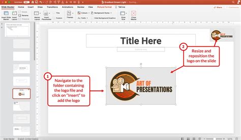 How to Add a Company Logo in PowerPoint? [The CORRECT Way!] - Art of ...