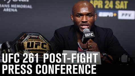 UFC 261: Post-fight Press Conference - YouTube