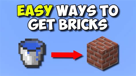 EASIEST Ways To Get BRICKS In Minecraft - The Ultimate 1.16 Brick Guide ...