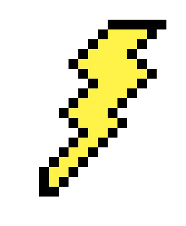 Lightning Pixel Art